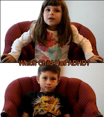 image created from YT ADHD Child vs. Non-ADHD Child Interview - My Little Villagers