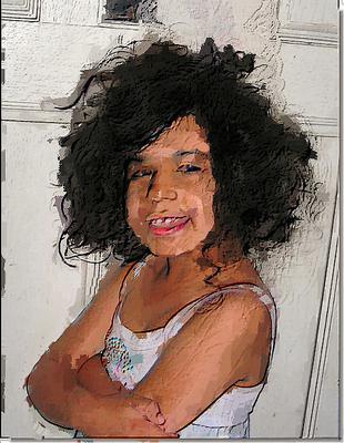 Image by:  Bill Strain - CEZANNE PAINTS LILI - Not image of grandaughter